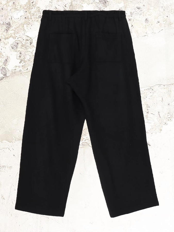 ШЕРСТЯНЫЕ БРЮКИ ИЗ ОДНОСЛОЙНОГО ТРИКОТАЖА YOHJI YAMAMOTO