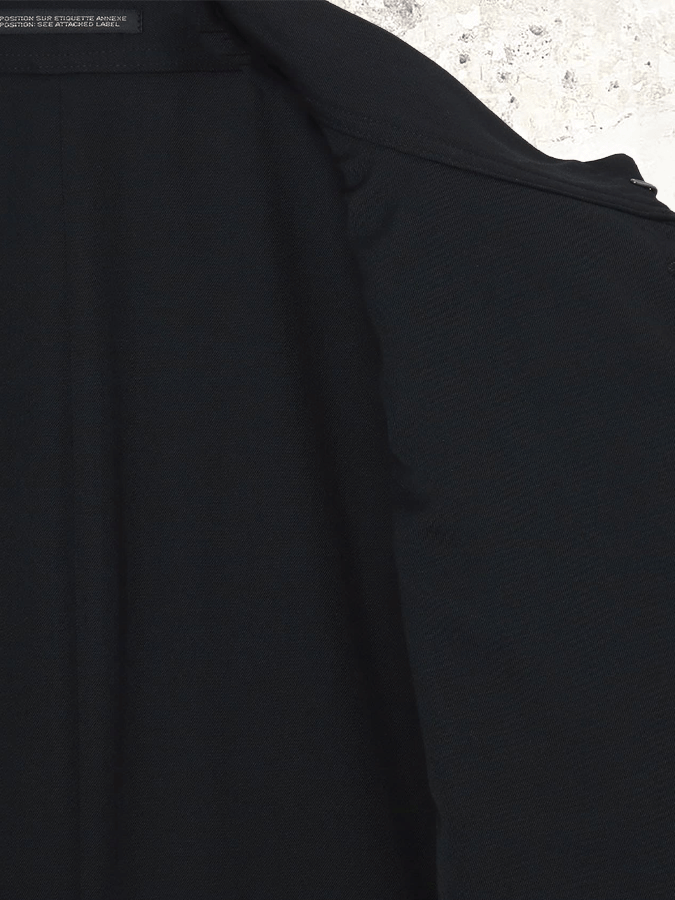 Yohji Yamamoto PANELED DOUBLE LAYERED Coat