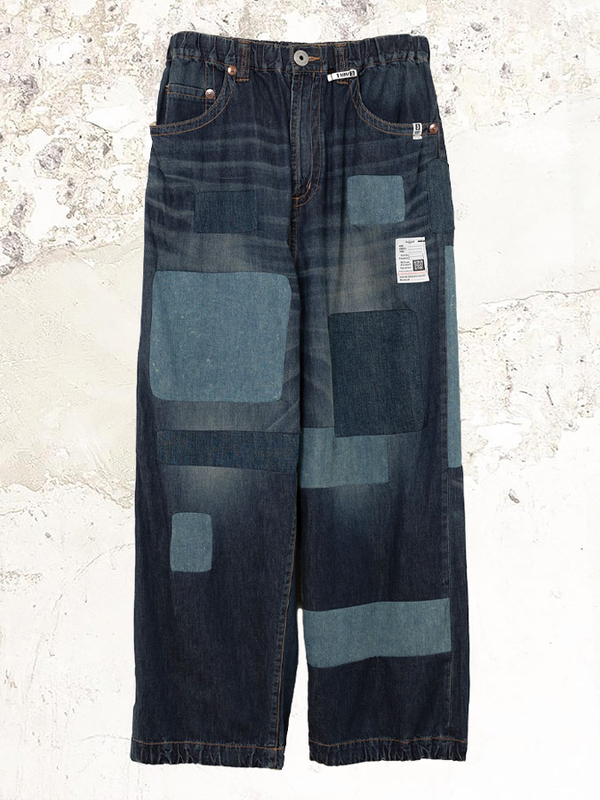 Maison Mihara Yasuhiro Ремонтные джинсовые брюки