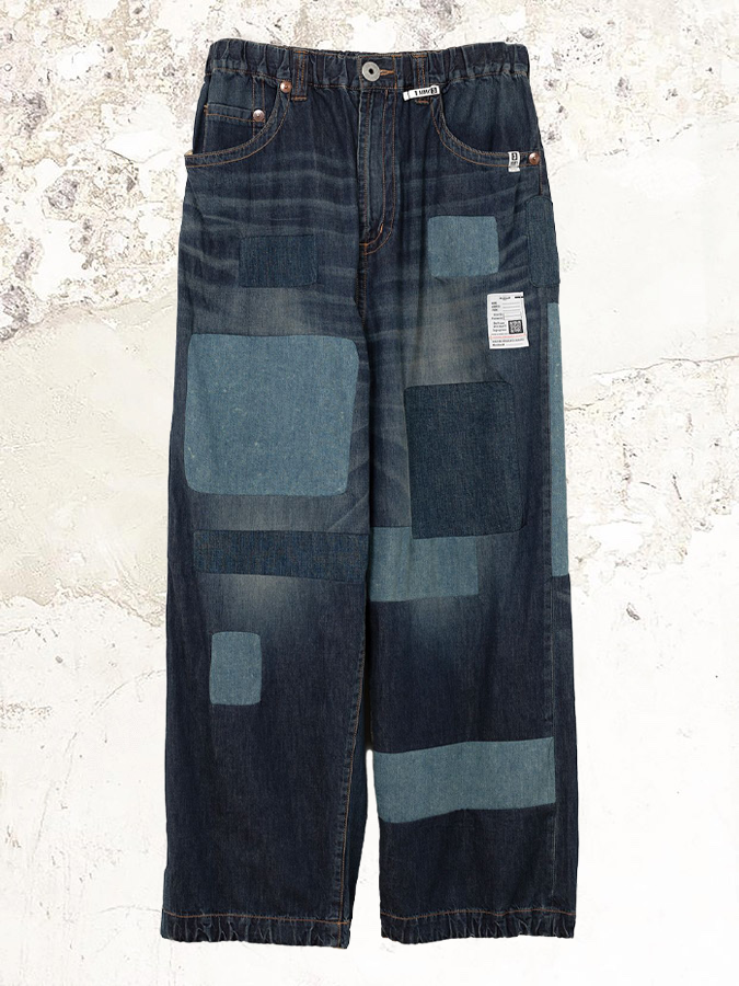 Maison Mihara Yasuhiro Ремонтные джинсовые брюки