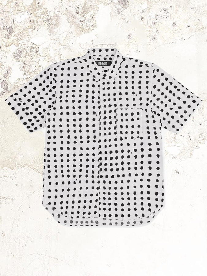 Black Comme Des Garçons Filip Pagowski polka-dot shirt