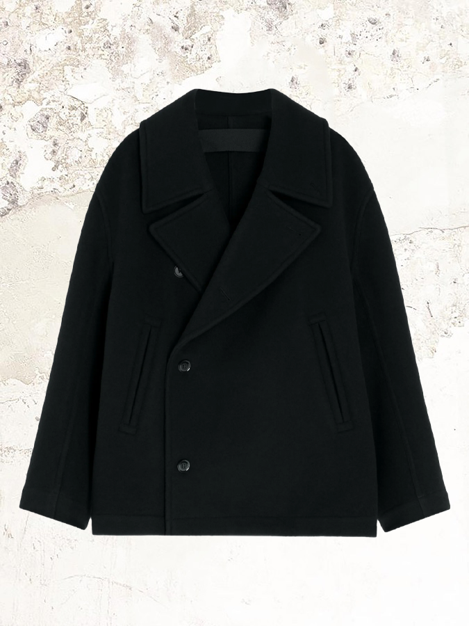 LEMAIRE double-breasted peacoat