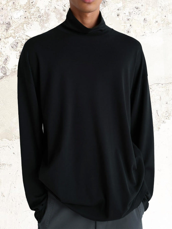 LEMAIRE mock-neck long-sleeve T-shirt