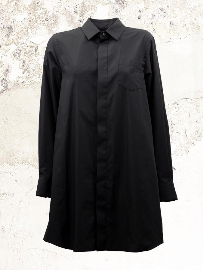 sacai poplin dress