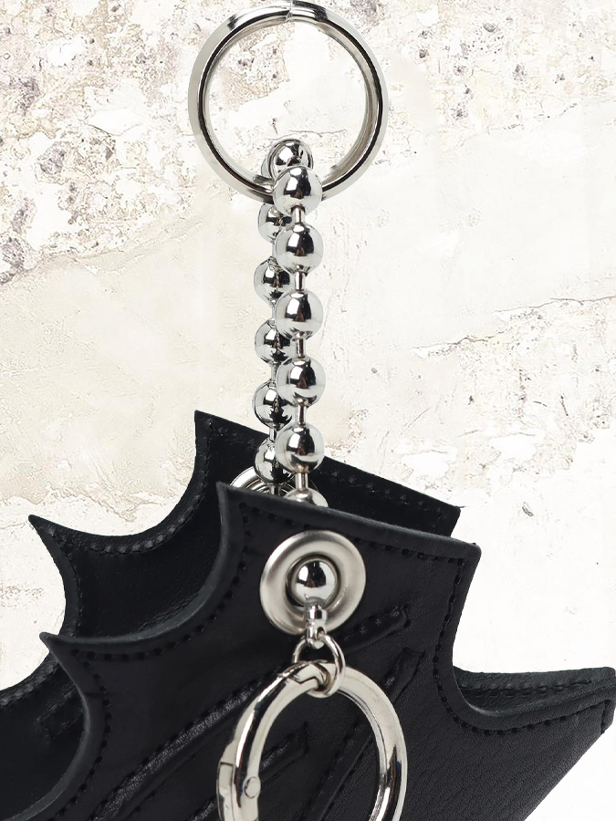 Limi feu 皮革蝙蝠造型鑰匙包