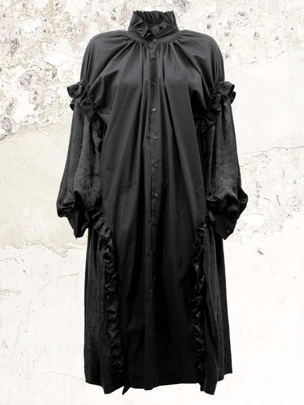 Noir Kei Ninomiya Ruffled shirt dress