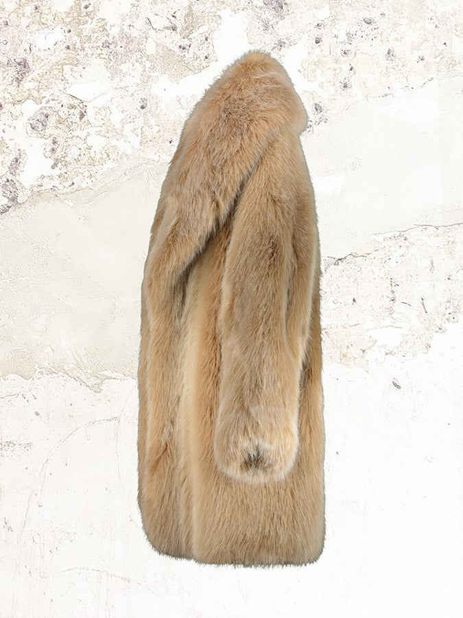 ALEXANDRE VAUTHIER Faux-fur oversized coat