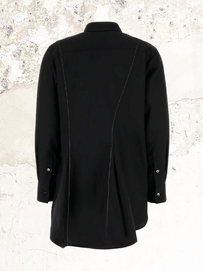 sacai 對比色縫線襯衫