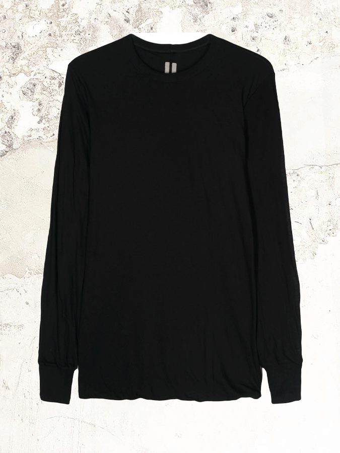 Rick Owens Double layered Tee 18S/S 黒 Rick Owens Double layered Tee 18S/S 黒