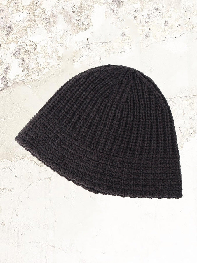 YOHJI YAMAMOTO Вязаная шапка с кардиганной вязкой