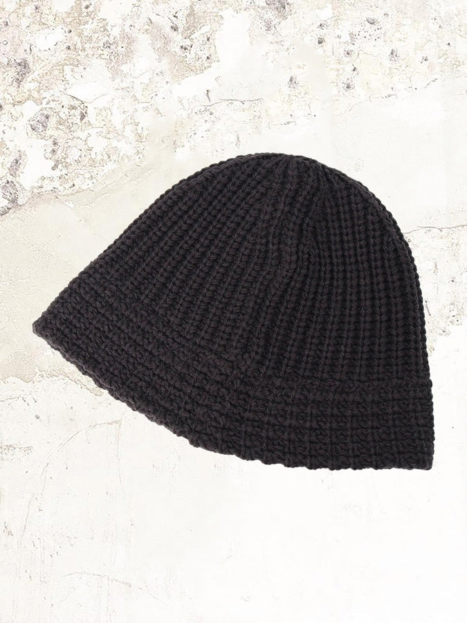 YOHJI YAMAMOTO Вязаная шапка с кардиганной вязкой