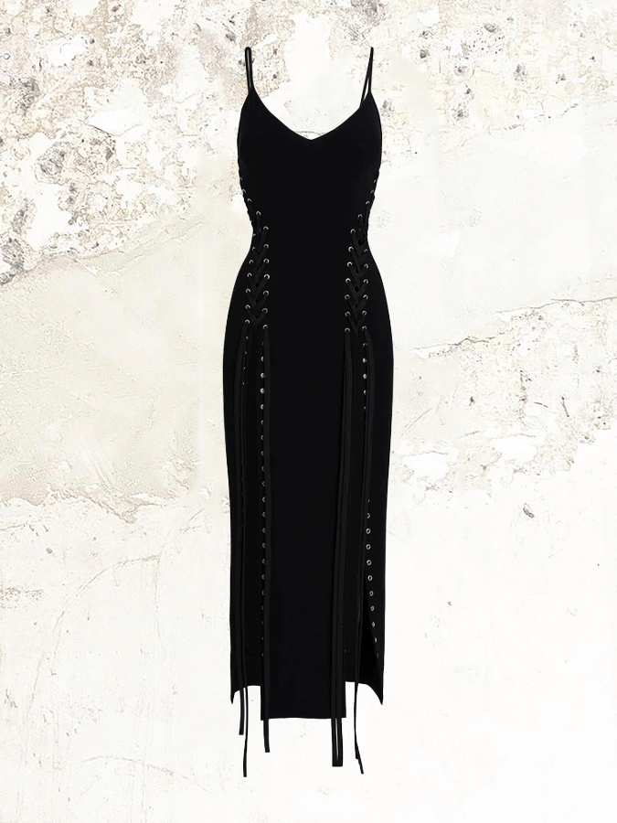 UNTTLD Ärmelloses Areto Midi-Kleid