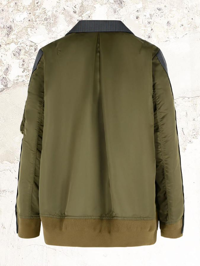 sacai double-breasted jacket