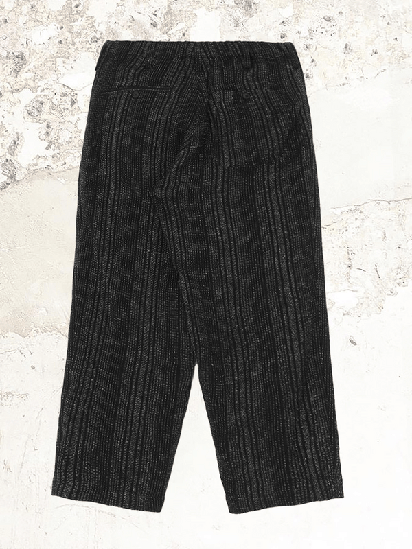 Yohji Yamamoto 条紋硬幣口袋寬褲