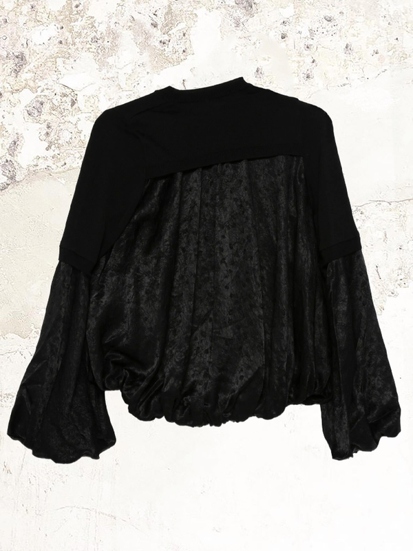 Noir Kei Ninomiya  panelled jumper