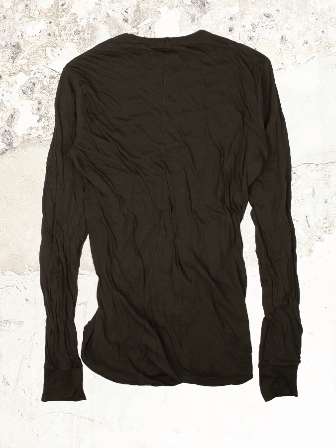 Rick Owens Doppel-Layer Langarm-T-Shirt