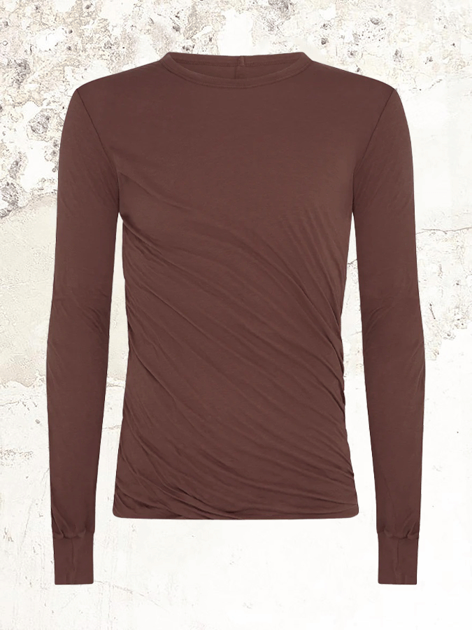 Rick Owens Doppel-Layer Langarm-T-Shirt