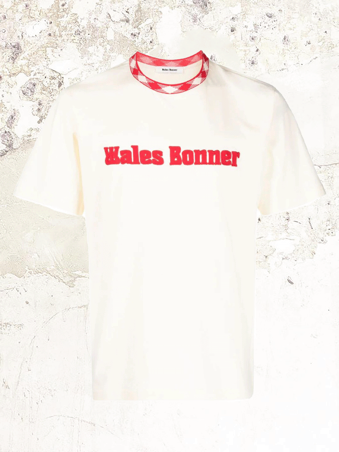 Wales Bonner logo-print cotton t-shirt