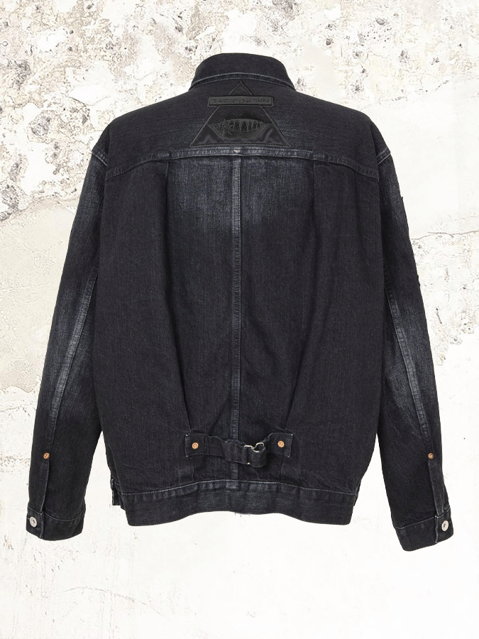 sacai Knopfverschluss Gonzales Denimjacke