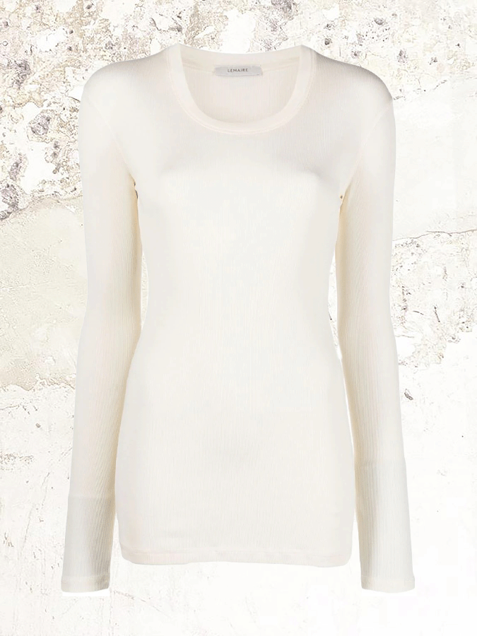 Lemaire ribbed long-sleeve T-shirt
