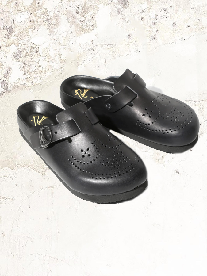 Needles Leather Clog Sandal