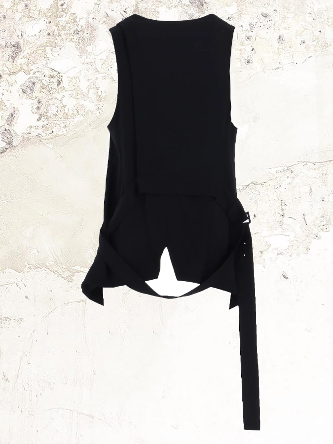 Limi feu WOOL GABARDINE LAYERED VEST