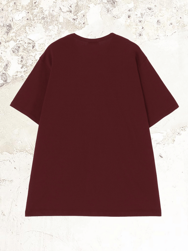 Yohji Yamamoto Bordeau Cotton T-Shirt