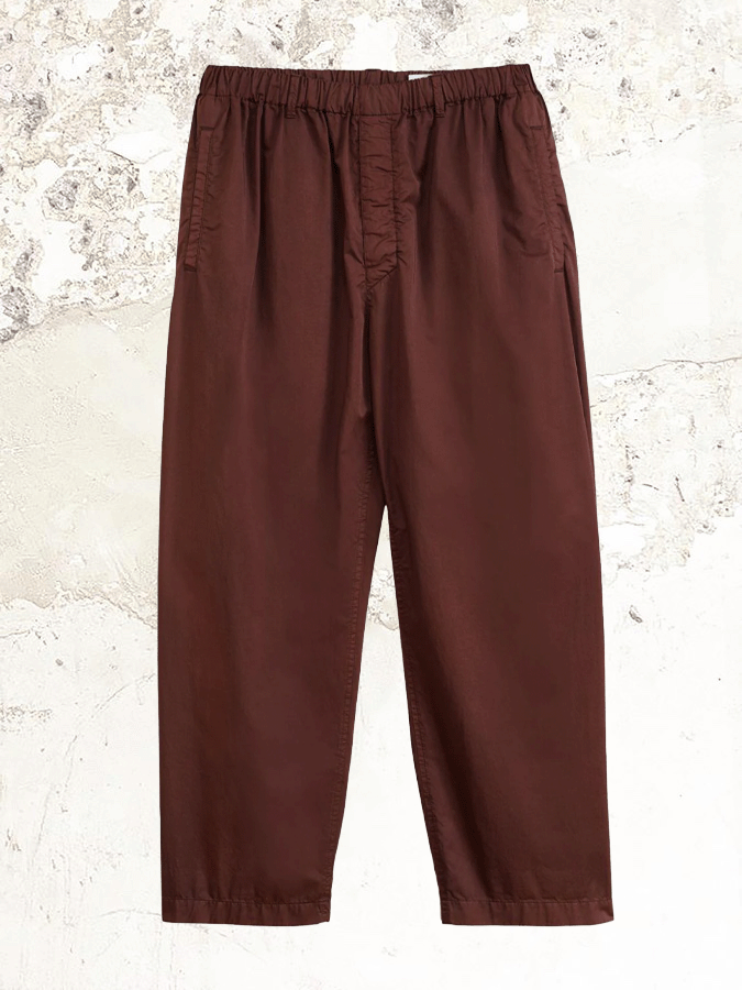 Lemaire elasticated-waist cropped trousers