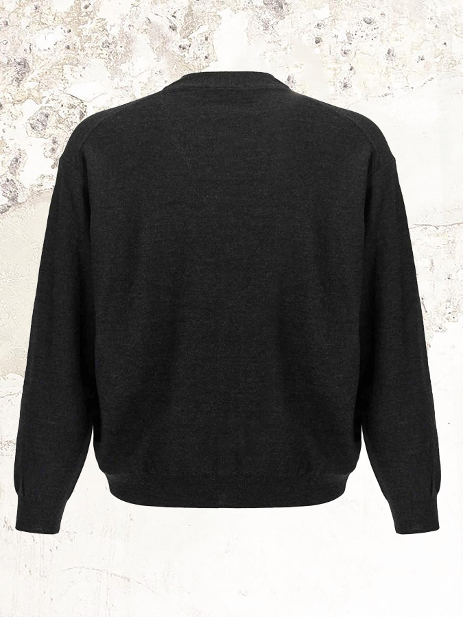 LEMAIRE V-Ausschnitt Strickjacke aus Wollmischung