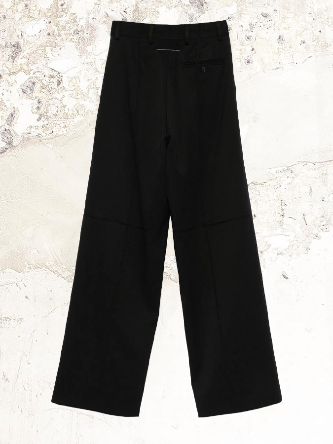 MM6 Maison Margiela широкие шерстяные брюки