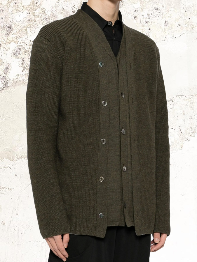 Comme Des Garçons Homme Plus 羊毛雙面開襟衫