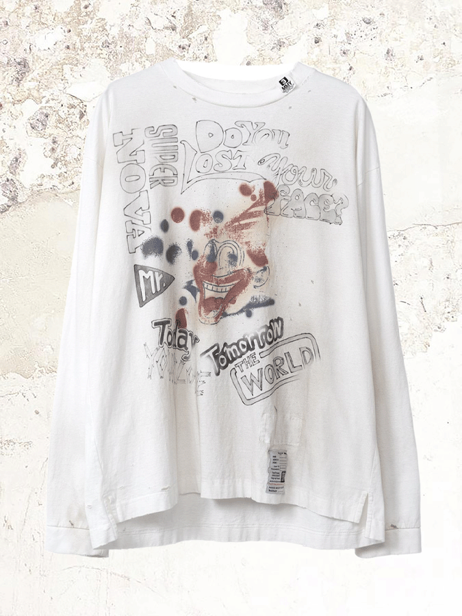 Maison Mihara Yasuhiro printed long sleeve T-Shirt