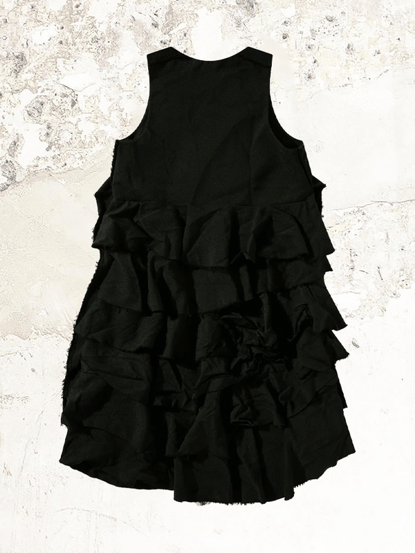 Черное платье с асимметричным дизайном Comme Des Garçons