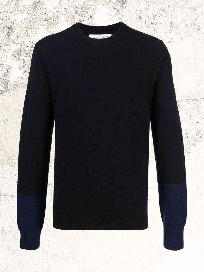 Comme Des Garçons Shirt colourblock jumper
