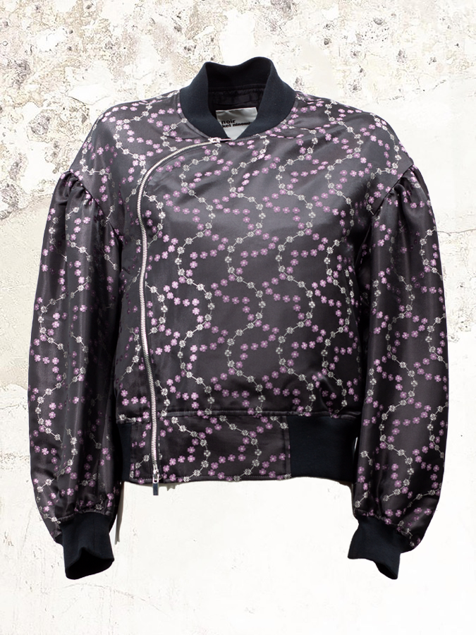 Noir Kei Ninomiya Floral Bomber Jacket
