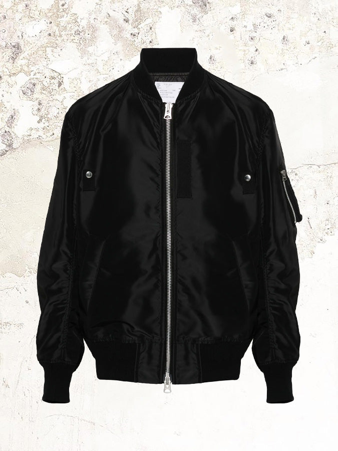sacai Nylon-Bomberjacke mit Reißverschluss