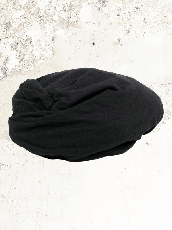 Yohji Yamamoto asymmetric cotton beret