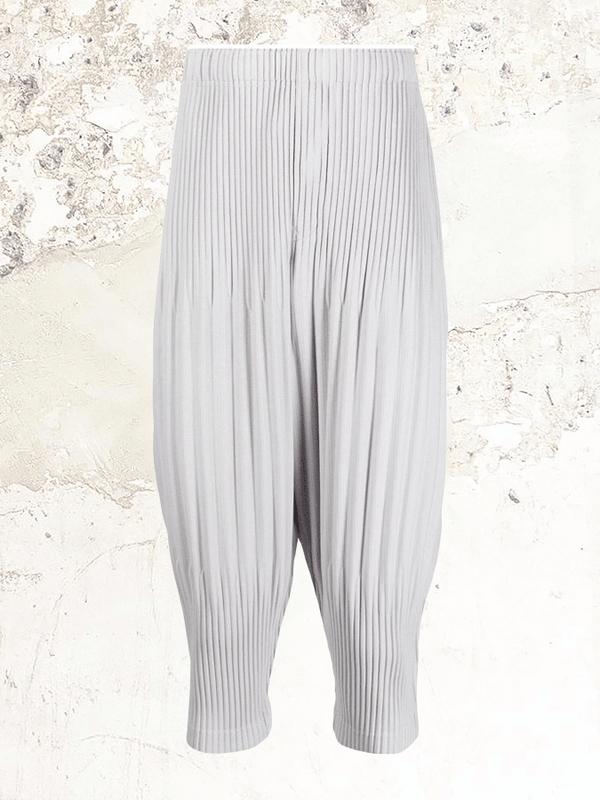 Homme Plissé Issey Miyake cropped drop-crotch trousers