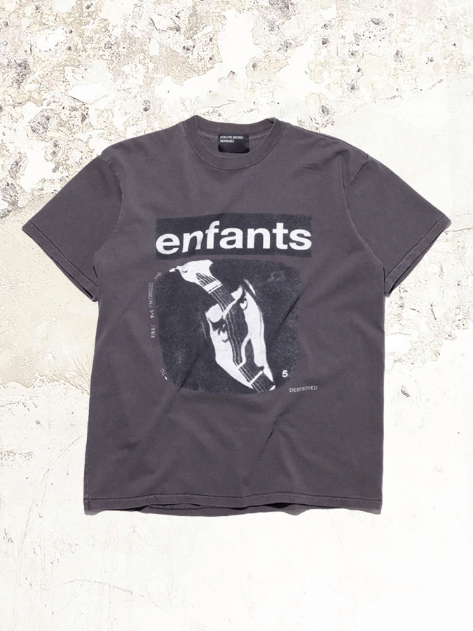 ENFANTS RICHES DÉPRIMÉS Graphic-print destroyed T-shirt