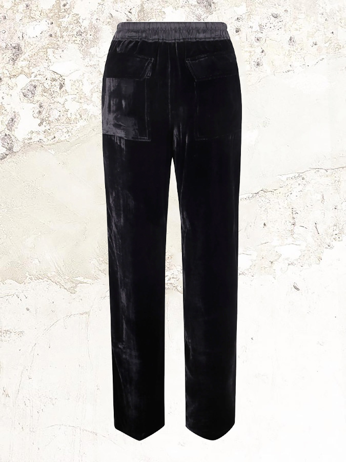 RICK OWENS Drawstring Velvet Trousers