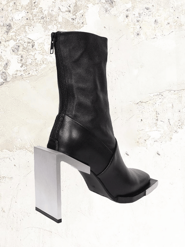 Heliot Emil Square Toe Ankle Boots