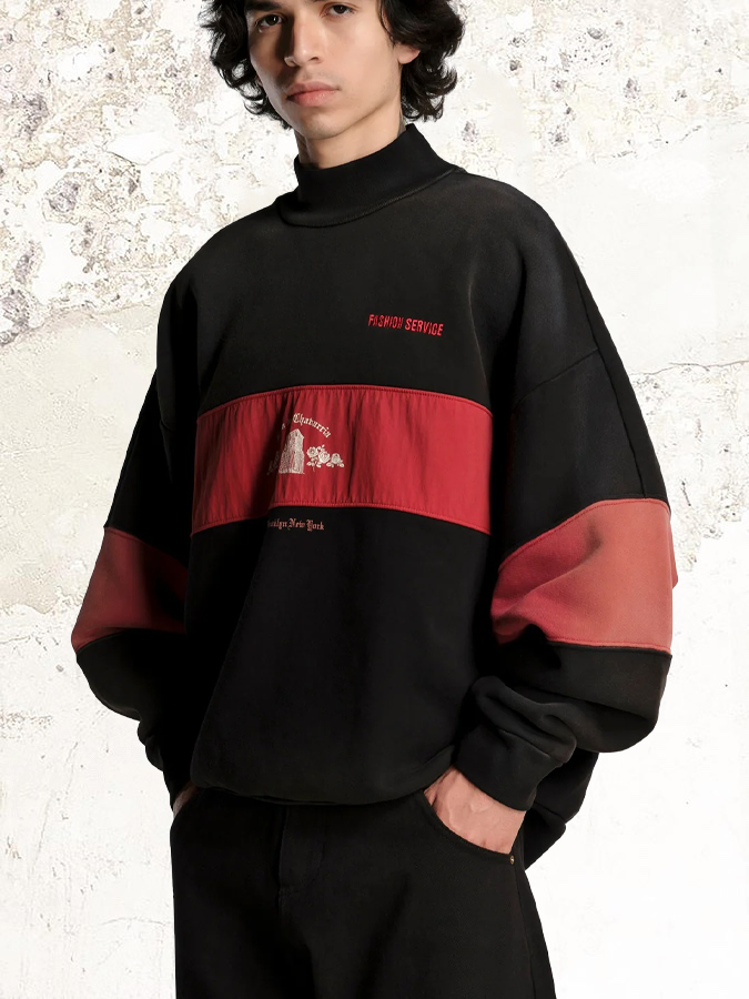 Willy Chavarria CASA DE CHAVARRIA RUNDHALSPULLOVER