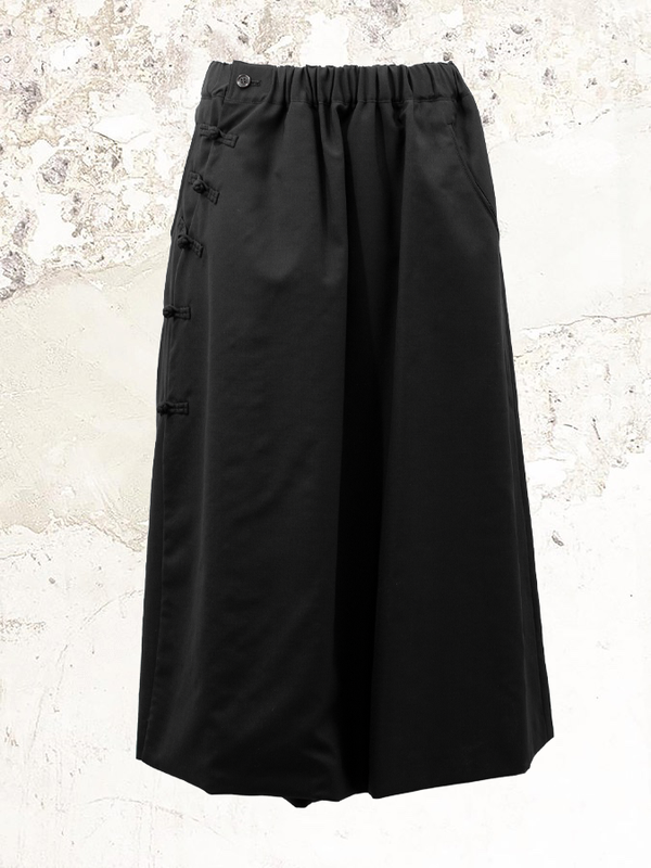 Noir Kei Ninomiya wrap-design buttoned shirt