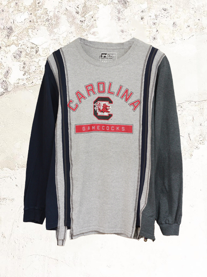 Needles panelled design long sleeve T-shirt