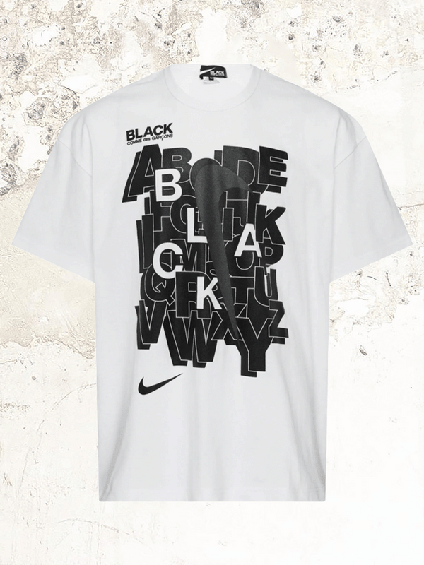 Black Comme Des Garçons Round neck Printed t-shirt – MDE