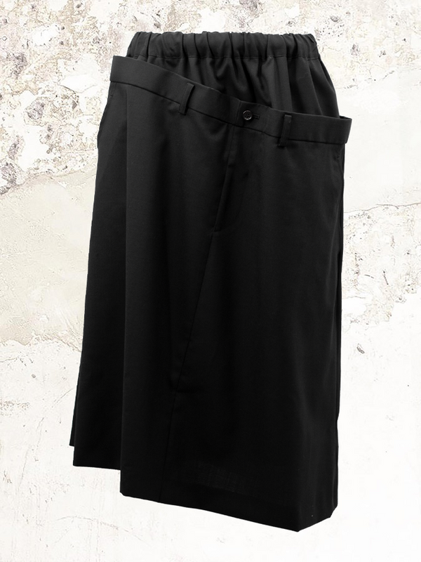 Noir Key Ninomiya double skirt