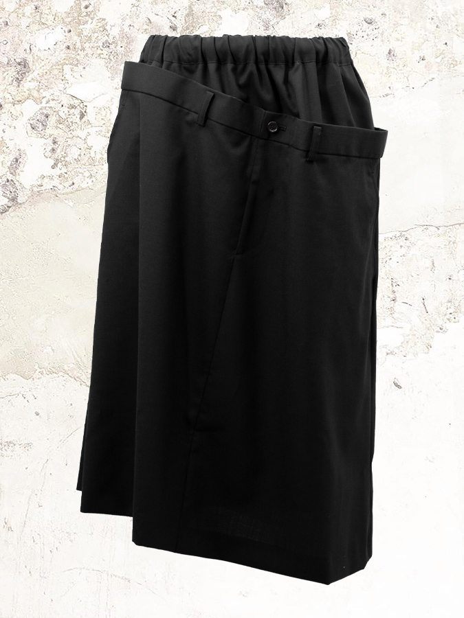 Noir Key Ninomiya double skirt