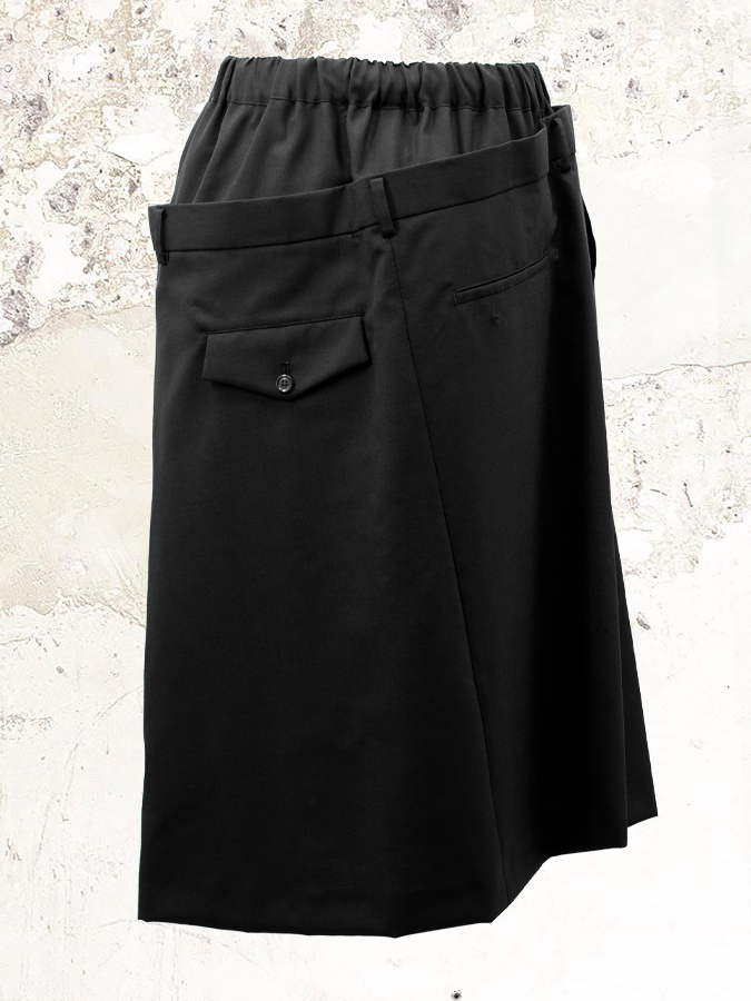 Noir Key Ninomiya double skirt