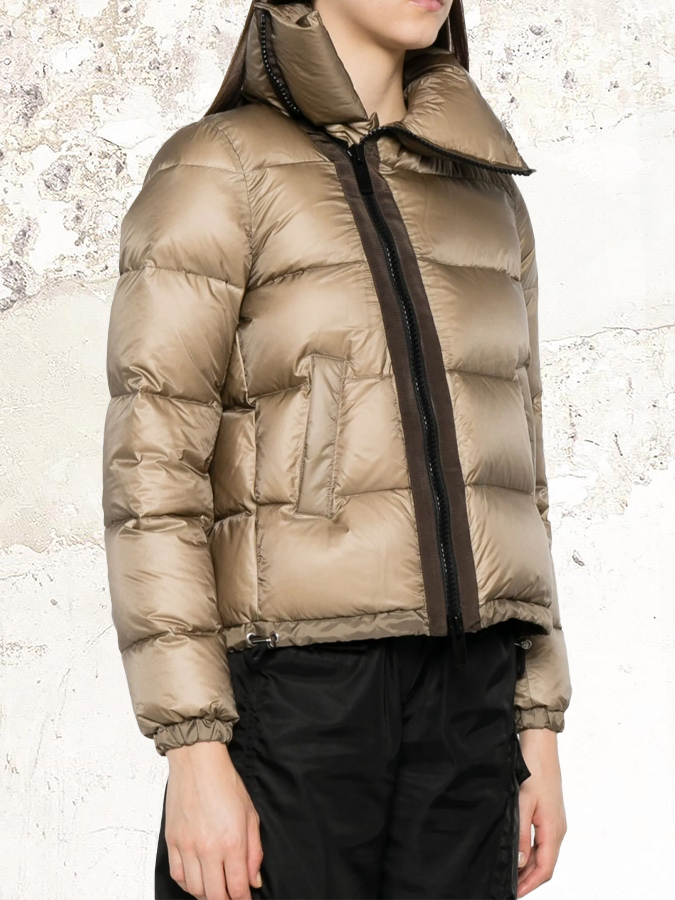 sacai quilted puffer jacket