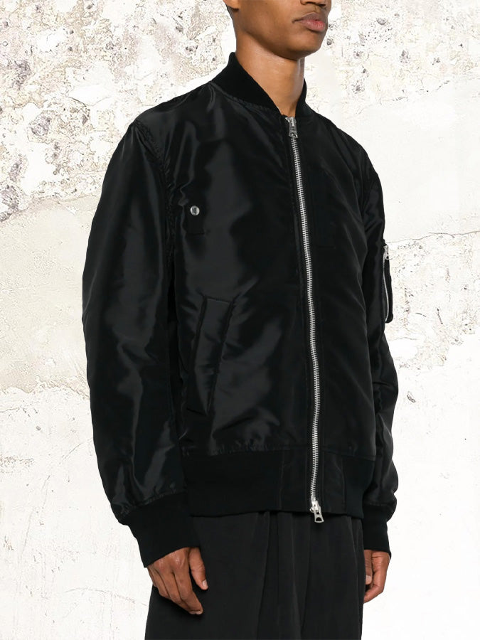 sacai Nylon-Bomberjacke mit Reißverschluss